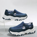 Women's Lightweight Platform Walking Sneakers  Casual Comfort Slip-On Shoes